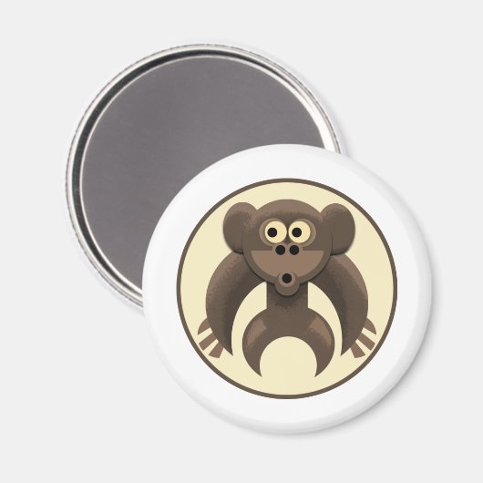 Monkeypit-Logo Magnet (Vorderseite/Rückseite)