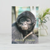 MONKEYS Einladung (Stehend Vorderseite)