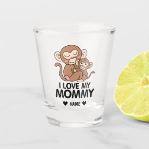 MONKEYS I Liebe meiner Mami Schnapsglas