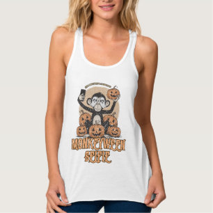 Monkeyween Selfie - Vintage Halloween Tank Top