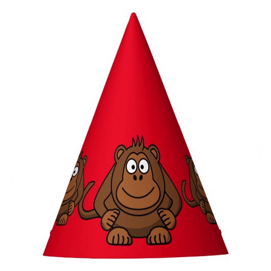 Monkies Party Hat Partyhütchen (Vorderseite)