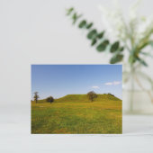 Monks Mound, Collinsville, Illinois Postkarte (Stehend Vorderseite)