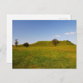 Monks Mound, Collinsville, Illinois Postkarte (Vorne/Hinten)