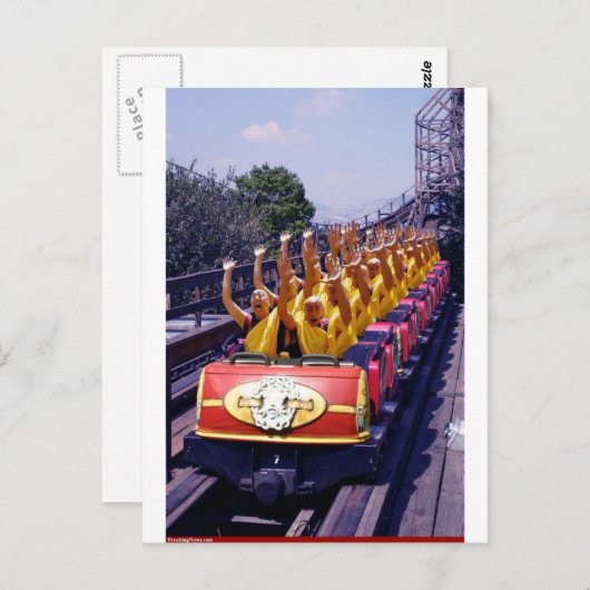 Monks-on-a-Roller-Coaster-67499.jpg Postkarte (Vorne/Hinten)