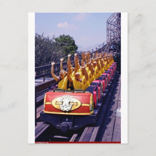 Monks-on-a-Roller-Coaster-67499.jpg Postkarte (Vorderseite)