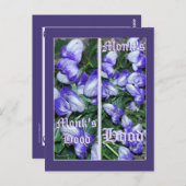 MONKSHOOD LESEZEICHEN POSTKARTE (Vorne/Hinten)