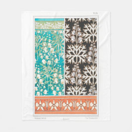 Monkshood wolfsbane Pflanze Art nouveau verneuil Fleecedecke