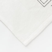 Monkshood wolfsbane Pflanze Art nouveau verneuil Fleecedecke (Ecke)