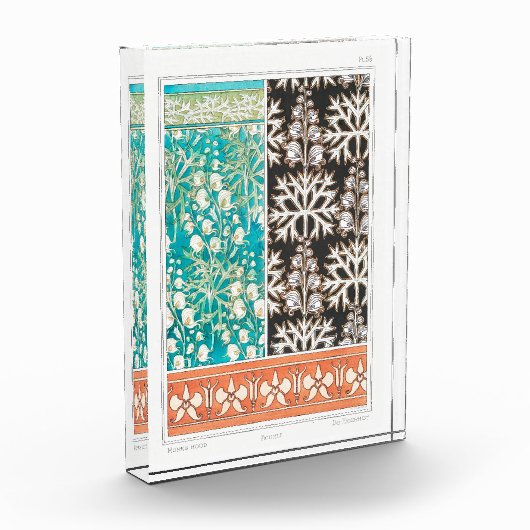 Monkshood wolfsbane Pflanze Art nouveau verneuil Fotoblock (Links)