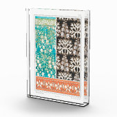 Monkshood wolfsbane Pflanze Art nouveau verneuil Fotoblock (Rechts)