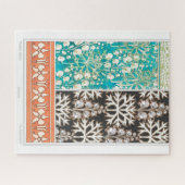 Monkshood wolfsbane Pflanze Art nouveau verneuil Puzzle (Horizontal)