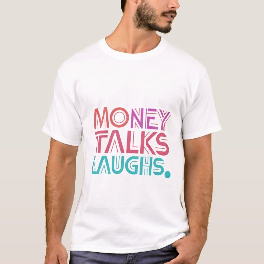 MONKY TALKS LAUGHS T-Shirt (Vorderseite)