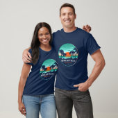 Monlight Beach California Retro Sunset Souvenirs T-Shirt (Unisex)