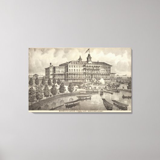 Monmouth House, Spring Lake Beach, New Jersey Leinwanddruck (Vorderseite)