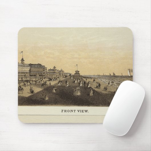 Monmouth House, Spring Lake, NJ Mousepad (Mit Mouse)