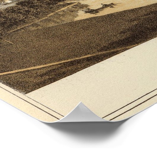 Monmouth House, Spring Lake, NJ Poster (Ecke)