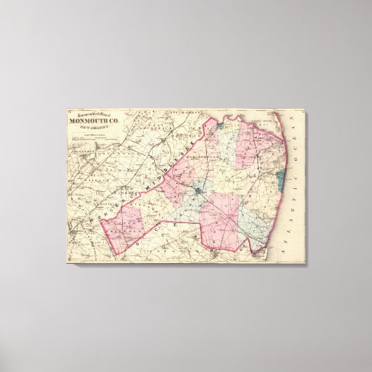 Monmouth Landkreis, NJ Leinwanddruck (Vorderseite)