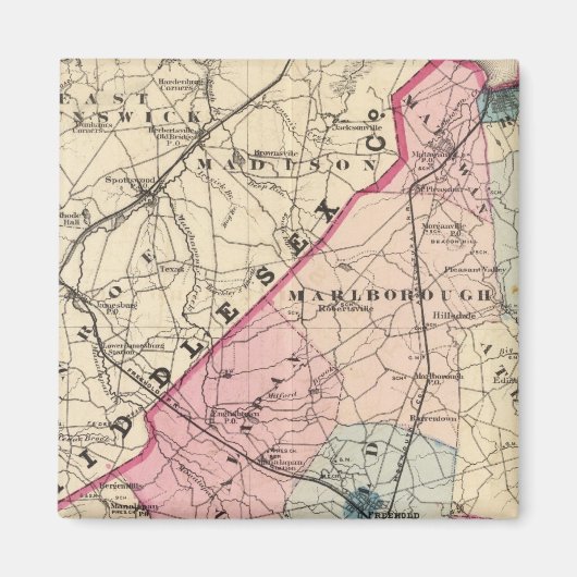 Monmouth Landkreis, NJ Magnet (Vorne)