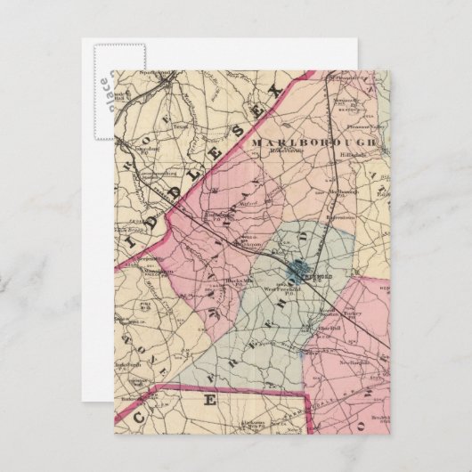 Monmouth Landkreis, NJ Postkarte (Vorne/Hinten)