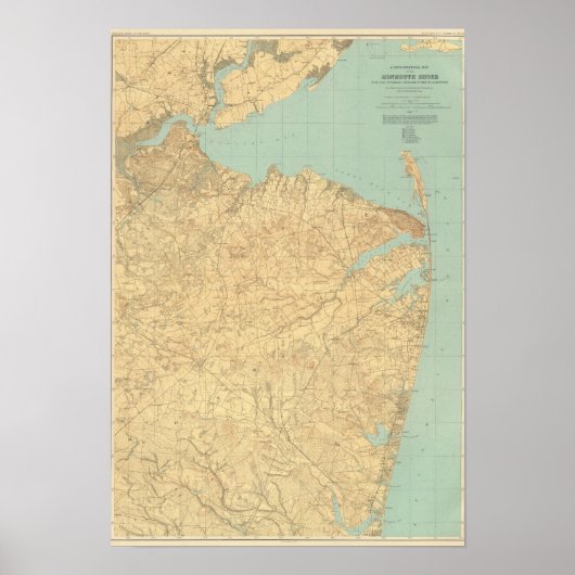 Monmouth Shore, New Jersey Poster (Vorne)