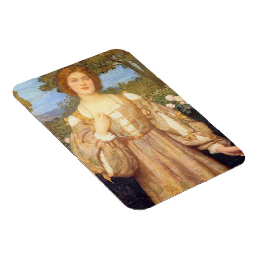 Monna Giovanna (von Edward Robert Hughes) Magnet (Rechte Seite)