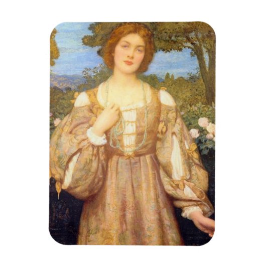 Monna Giovanna (von Edward Robert Hughes) Magnet (Vertikal)