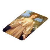 Monna Giovanna (von Edward Robert Hughes) Magnet (Linke Seite)