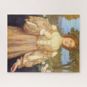 Monna Giovanna (von Edward Robert Hughes) Puzzle (Horizontal)