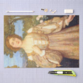 Monna Giovanna (von Edward Robert Hughes) Seidenpapier (Handwerk)