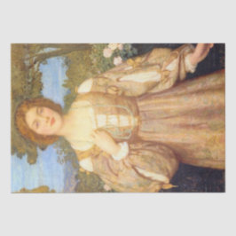 Monna Giovanna (von Edward Robert Hughes) Seidenpapier
