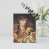Monna Vanetta von Rossetti Postkarte (Stehend Vorderseite)