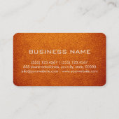 Mono Amber (SAE-ECE), Lederschau Visitenkarte (Rückseite)