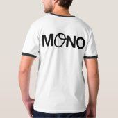 MONO Bedrucktes Basic Herren Ring T-Shirt (Rückseite)