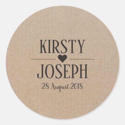 Mono-Bogen-Aufkleber Runder Aufkleber (Vorderseite)