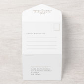 Mono-Bräune All In One Einladung (Außenbereich)