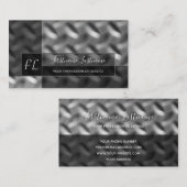Mono-Busin aus abstraktem Diamantblech Visitenkarte (Vorne/Hinten)