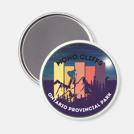 Mono Cliffs Ontario Magnet (Vorderseite/Rückseite)
