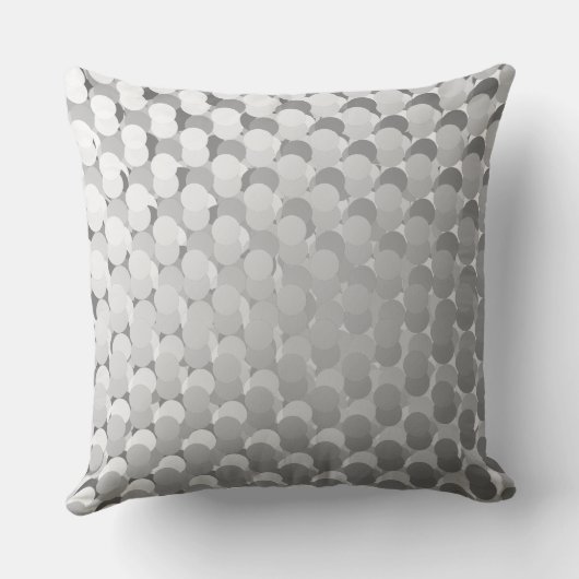 Mono Dot Multi Layer Design Throw Pillow Kissen (Rückseite)