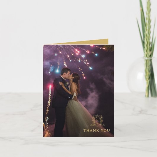 Mono-Foto Dankeskarte (Vorderseite)