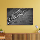 Mono-Foto von Wasseraufschlägen Leinwanddruck (Insitu (Wohnzimmer))