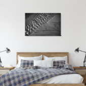 Mono-Foto von Wasseraufschlägen Leinwanddruck (Insitu (Schlafzimmer))