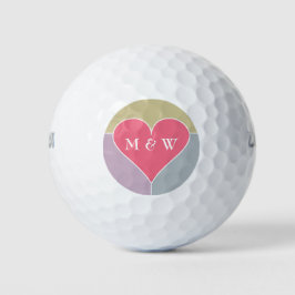 Mono-Golf-Kugeln nach Herzmuster Golfball