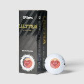 Mono-Golf-Kugeln nach Herzmuster Golfball (Verpackungen)