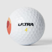 Mono-Golf-Kugeln nach Herzmuster Golfball (Logo)