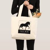 Mono-groß Jumbo Stoffbeutel (Vorderseite (Produkt))