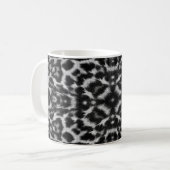 Mono-Kaleidoskop-Leopardenmuster Kaffeetasse (Vorderseite Links)