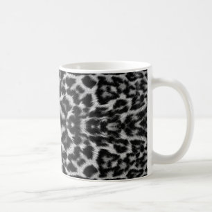 Mono-Kaleidoskop-Leopardenmuster Kaffeetasse
