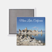 Mono Lake California Magnet von Jacqueline Kruse (Vorderseite/Rückseite)