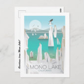 Mono Lake, California Postcard Postkarte (Vorne/Hinten)