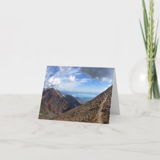 Mono Lake from Koip Peak Pass - Sierra Karte (Vorderseite)